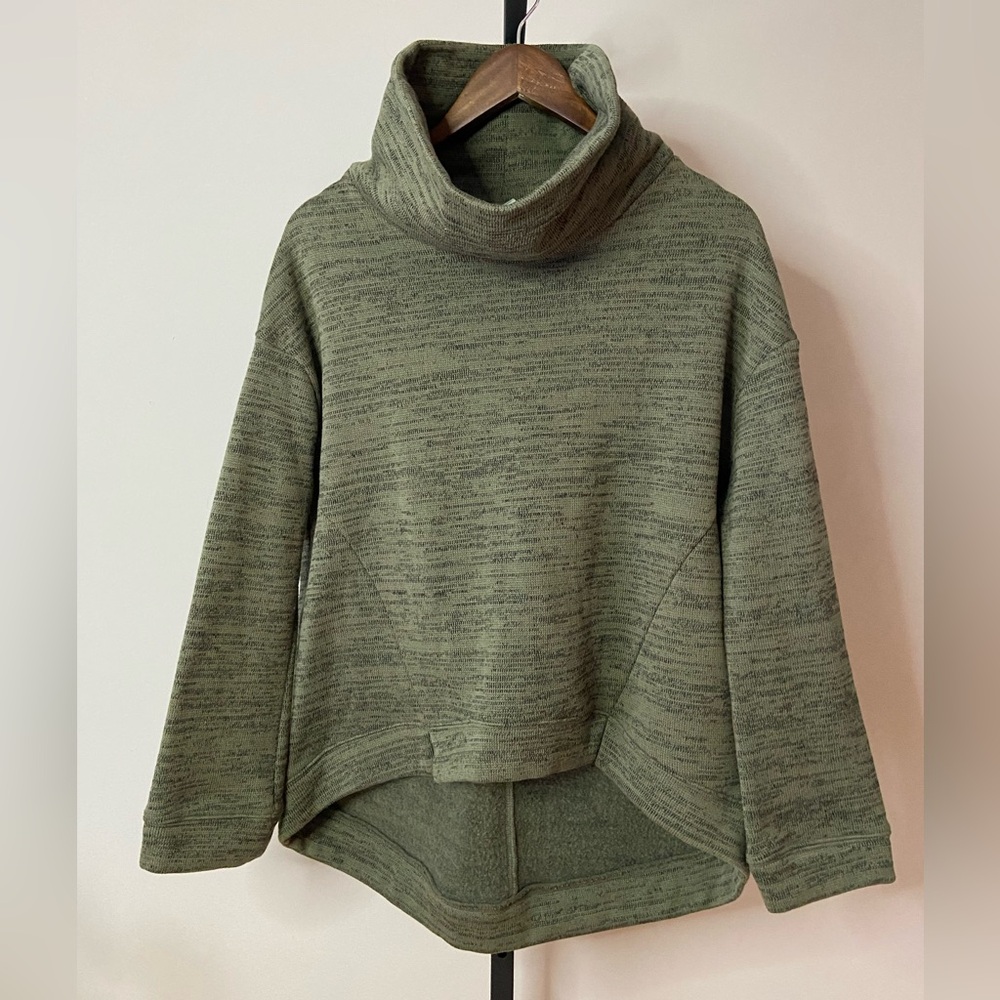 Saturday Sunday Anthropologie loose fit turtleneck sweatshirt
